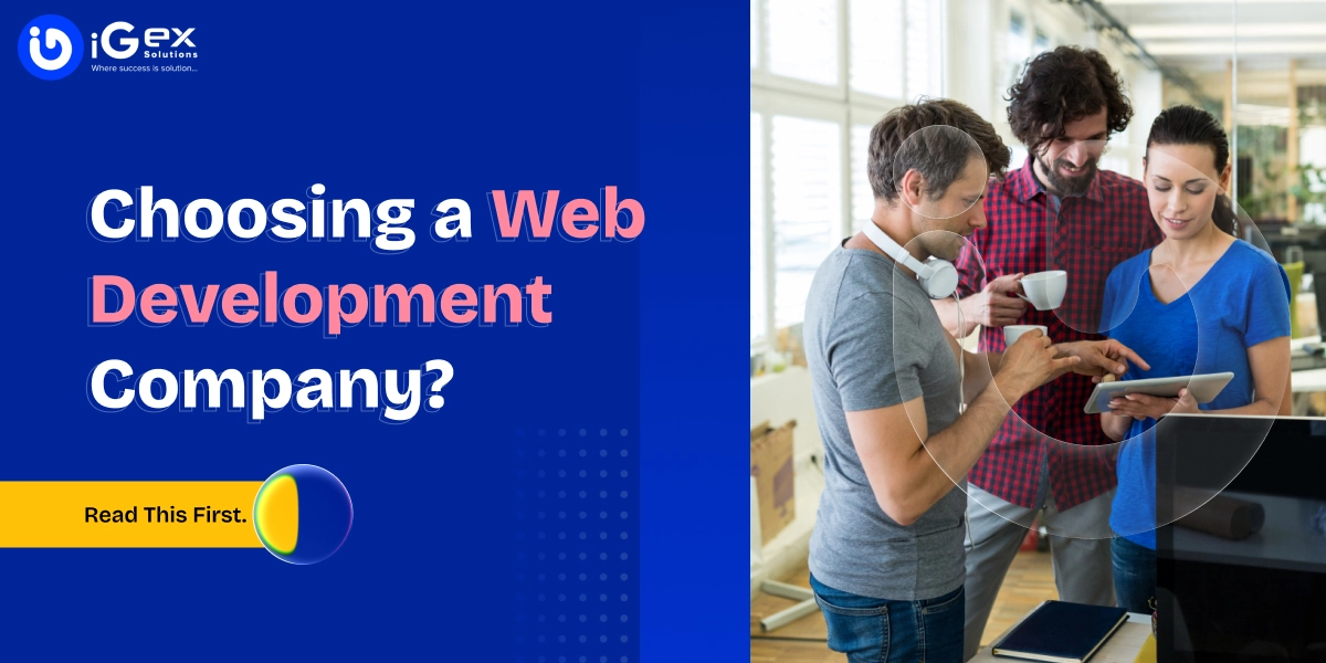 how to choose a web development company​