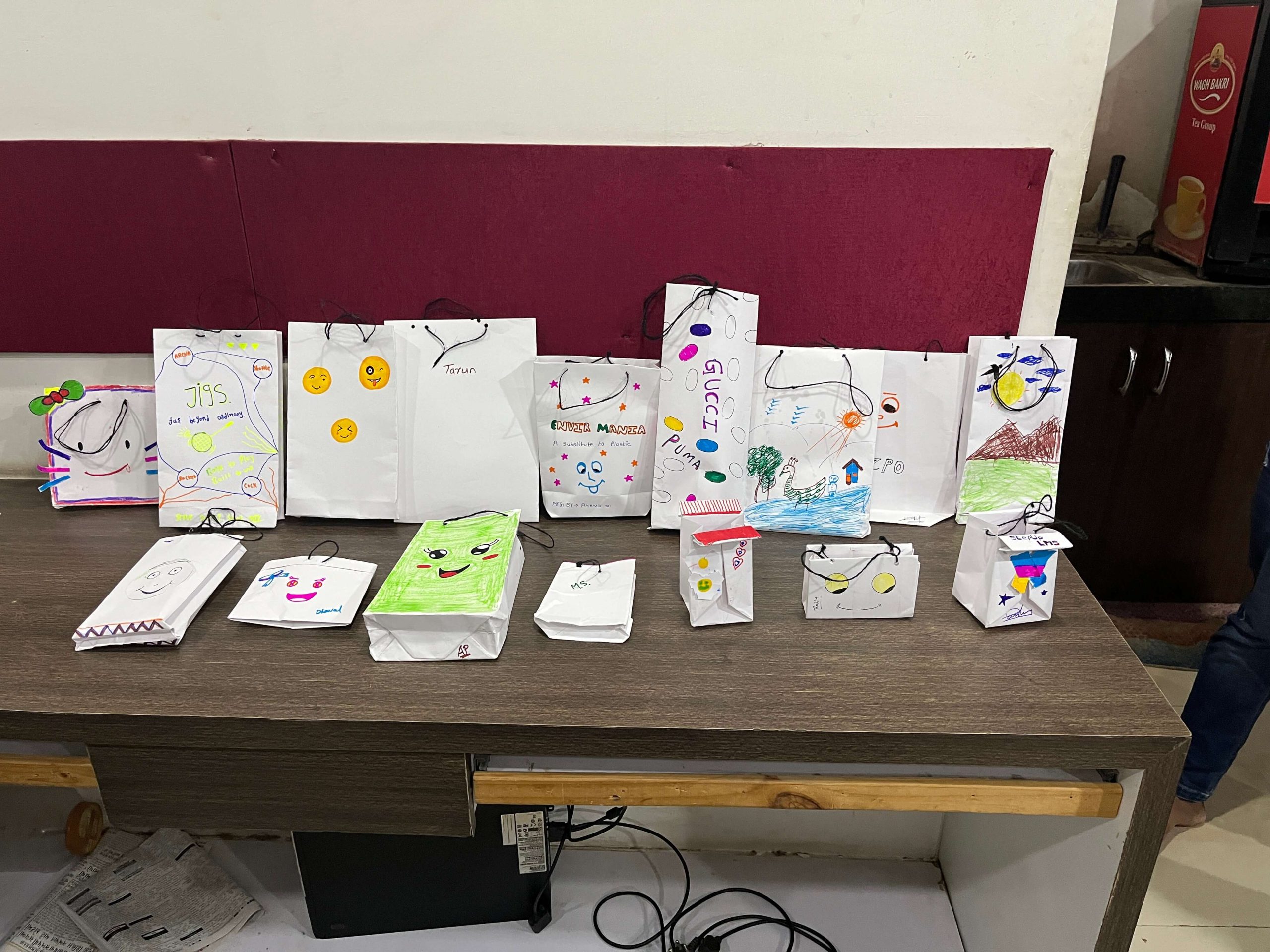 Eco-friendly handmade paper bags